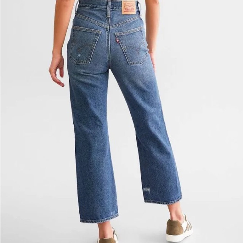 LEVIS ribcage ankle straight jeans